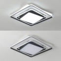 Overlapped Square Flush Mount Ceiling Light Modern Acrylic Fixture Bedroom Living Room