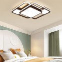 Modern Square Flush Mount Light Fixture Acrylic Ceiling Light Bedroom Living Room