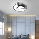 Moon and Cloud Flush Mount Ceiling Light for Bedroom Kids Room