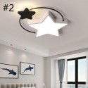Modern Stars Flush Mount Ceiling Light for Bedroom Kids Room