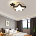 Modern Stars Flush Mount Ceiling Light for Bedroom Kids Room