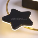 Modern Stars Flush Mount Ceiling Light for Bedroom Kids Room