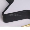 Modern Stars Flush Mount Ceiling Light for Bedroom Kids Room