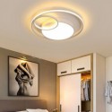 Modern Circular Flush Mount Ceiling Light Bedroom Living Room