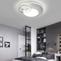 Modern Circular Flush Mount Ceiling Light Bedroom Living Room