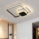 Square Frames Flush Mount Decorative Ceiling Light Bedroom Living Room