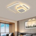 Square Frames Flush Mount Decorative Ceiling Light Bedroom Living Room