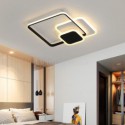 Square Frames Flush Mount Decorative Ceiling Light Bedroom Living Room