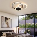 Round Flush Mount Light Fixture Modern Acrylic Ceiling Light Bedroom Living Room