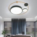 Modern Minimalist Flush Mount Round Ceiling Light Bedroom Living Room