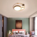 Modern Minimalist Flush Mount Round Ceiling Light Bedroom Living Room