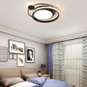 Contemporary Circular Flush Mount Ceiling Light Bedroom Living Room