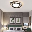 Contemporary Circular Flush Mount Ceiling Light Bedroom Living Room