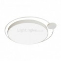 Simple Style Round Flush Mount Light Fixture Acrylic Ceiling Light Bedroom Living Room