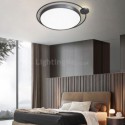 Simple Style Round Flush Mount Light Fixture Acrylic Ceiling Light Bedroom Living Room