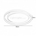 Minimalist Flush Mount Double Rings Ceiling Light Bedroom Living Room