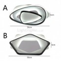 Ceiling Light Geometric Shaped Flush Mount Light Fixture Bedroom Living Room