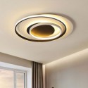 Irregular Round Flush Mount Ceiling Light for Bedroom Living Room