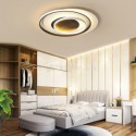 Irregular Round Flush Mount Ceiling Light for Bedroom Living Room