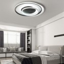 Irregular Round Flush Mount Ceiling Light for Bedroom Living Room