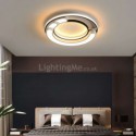 Circular Flush Mount Light Fixture Acrylic Ceiling Light Bedroom Living Room