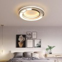 Circular Flush Mount Light Fixture Acrylic Ceiling Light Bedroom Living Room