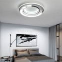 Circular Flush Mount Light Fixture Acrylic Ceiling Light Bedroom Living Room