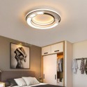 Circular Flush Mount Light Fixture Acrylic Ceiling Light Bedroom Living Room