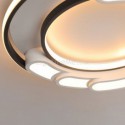 Circular Flush Mount Light Fixture Acrylic Ceiling Light Bedroom Living Room