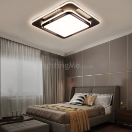 Modern Minimalist Flush Mount Lighting Square Ceiling Light Bedroom Living Room