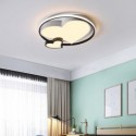 Double Hearts Flush Mount Ceiling Lamp Decorative Lighting Bedroom Living Room