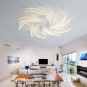 Irregular Linear Flush Mount Ceiling Light Modern Lighting Living Room Office