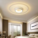 Modern Circular Flush Mount Ceiling Light Minimalist Light Fixture Living Room Dining Room