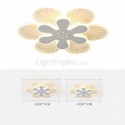 Modern Flush Mount Pretty Flower Decorative Ceiling Light Bedroom Living Room