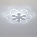 Modern Flush Mount Pretty Flower Decorative Ceiling Light Bedroom Living Room