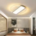 Modern Minimalist Flush Mount Ceiling Light Creative Linear Light Fixture Living Room Office