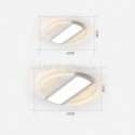 Modern Minimalist Flush Mount Ceiling Light Creative Linear Light Fixture Living Room Office