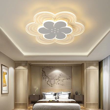 Gorgeous Petal Flush Mount Ceiling Light Minimalist Acrylic Light Bedroom Living Room