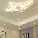 Modern Oval Flush Mount Ceiling Light Acrylic Decorative Light Fixture Living Room Dining Room