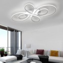 Modern Flush Mount Ceiling Light Flower Design Decorative Lighting Bedroom Living Room