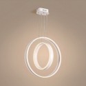 Double Ring Pendant Light Acrylic Halo Ring Ceiling Light Living Room Dining Room