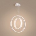 Double Ring Pendant Light Acrylic Halo Ring Ceiling Light Living Room Dining Room