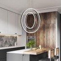 Double Ring Pendant Light Acrylic Halo Ring Ceiling Light Living Room Dining Room