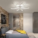 Modern Flush Mount Ceiling Light Silica Gel Decoration Light Bedroom Living Room