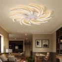 Modern Windmill Flush Mount Ceiling Light Irregular Decoration Lighting Bedroom Living Room