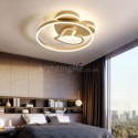 Modern Flush Mount Acrylic Double-Layer Heart Shaped Ceiling Light Bedroom Living Room