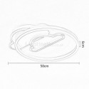 Modern Flush Mount Acrylic Double-Layer Cloud Shaped Ceiling Light Bedroom Living Room
