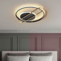 Modern Circular Flush Mount Acrylic Decorative Ceiling Light Bedroom Living Room