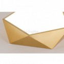 Gold Geometric Flush Mount Acrylic Ceiling Light Bedroom Living Room
