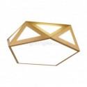 Gold Geometric Flush Mount Acrylic Ceiling Light Bedroom Living Room